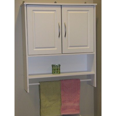 Wall Mount Bathroom Cabinet (White) (28.7"H x 25"W x 7.13"D)