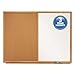 Quartet QRTS553 Dry-erase-Cork Board- 3ft.x2ft.- Oak Frame