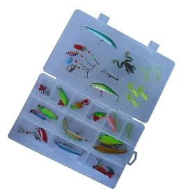 Fishsense - Set de 20 leurres et cuillers