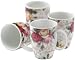 Royal Albert Country Rose Chintz Mugs, Set of 4