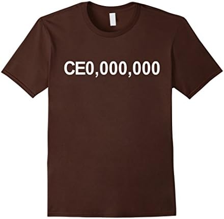 Men's CEO,000,000 | BUSINESS ENTREPRENEUR BOSS T SHIRT XL Brown