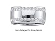 Beautiful 14K. White Gold Ladies 1/2ctw. Diamond Band ---Wide---