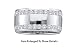 Beautiful 14K. White Gold Ladies 1.00ctw. Diamond Band ---Wide---