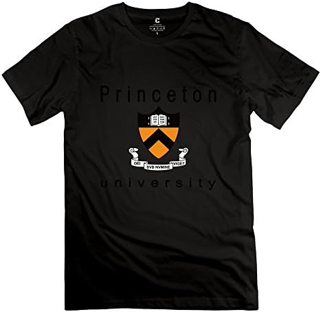 LUUGO Men's Princeton University Logo Tee Shirts Black Small