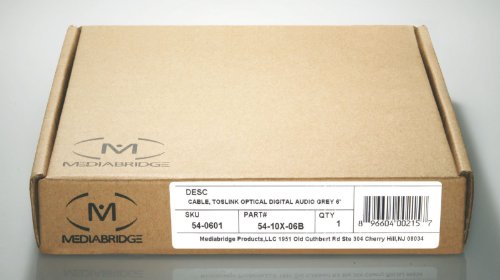 Mediabridge - Toslink Cable - Optical Digital Audio Cable - 6ft