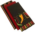 DII Chili Pepper Dishtowel, Mixed Set of 3