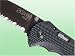 SOG Specialty Knives TFSA-98  Flash II 1/2 Serrated, Black TiNi