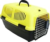 41df kTV1IL. SL160  BRAND NEW DOG CAT PET KENNEL CARRIER CRATE CAGE 18 x 11 x 12 Z100S YELLOW