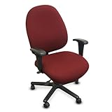 Perch 24/7 Ergonomic Chair - Low Back - Indigo Fabric - Glides