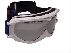 Divine FROST Snow Goggles - Shiny Glass Frame/Silver Flash Smoke Lens