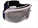 Divine FROST Snow Goggles - Shiny Glass Frame/Silver Flash Smoke Lens
