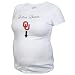 Oklahoma Sooners Ladies White Maternity T-shirt