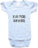 X IS FOR XAVIER / Hurry Up - Name-series - White or Blue Onesie / Baby T-shirt