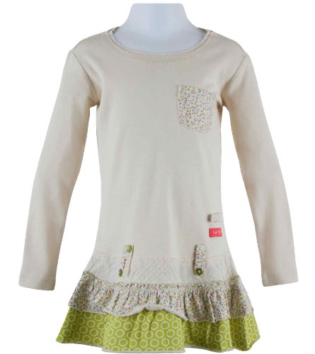 Image #1 of long sleeve mix print pocket