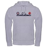 UK Vespa Traffic Dodger Vintage Hooded Sweatshirt by CafePress