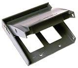 Raco 5045-0 Two-Gang Weatherproof GFCI Box Cover, Gray