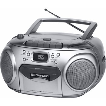 Top Quality Emerson PD6548SL Portable Radio CD Player with Cassette Recorder By EMERSON