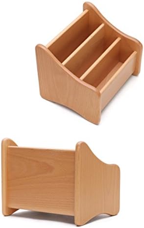 Yingku Home &amp; Office Bamboo/Wooden Multi-function Desk Stationery Organizer Storage Box, Cell phone, Pen/Pencil, Business Cards, Note Paper, Remote Control Holder Organizer (Bamboo)