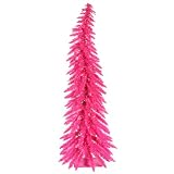 4′ Pre-Lit Whimsical Pink Spruce Artificial Christmas Tree – Pink Lights