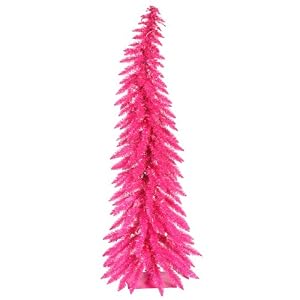 Click to buy Pink Christmas:  4' Pre-Lit Whimsical Pink Spruce Artificial Christmas Tree - Pink Lights from Amazon!