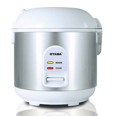 Rice Cooker, Warmer and Steamer Color: White