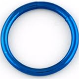 Color Coated Stainless Steel Segment Ring: 14g, 1/2, Blue