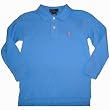 Polo by Ralph Lauren Boys Shirt Size 4T Blue w/ Orange Pony