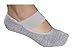 Lupo Women's Essential Wide Strap Yoga Barre Pilates Grip Socks, One-Size Gray