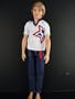 2pc Men's Doll Jeans and White T-shirt Made to Fit the Ken Doll