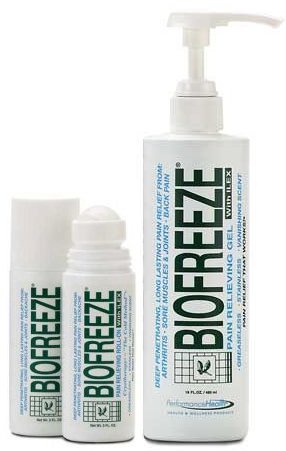 BIOFREEZE COMBO PACK – Two 3 oz. roll-on and One 16 oz. Pump