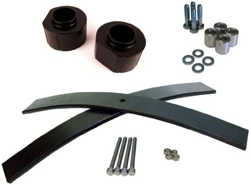 Jeep Cherokee XJ 84-01 Complete 2 Inch Kit Front Spacers Rear Add A Leaf and Transfer Case Drop Kit