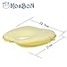KSB 9 Inches Yellow Soft Memory Foam Baby Pillow Head Positioner Neck Support,Prevent Flat Head Syndrome For 3 Months To 1 Year Old Infant (Apple Shape,Includes Pillow Case)