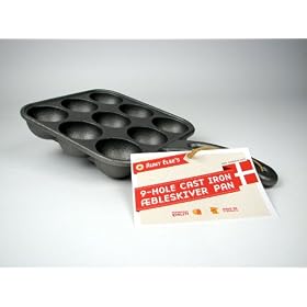 Buy Aunt Else's 9-hole Cast Iron Aebleskiver Pan