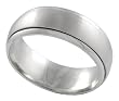 Stainless Steel Brushed Satin Spinner Style Classic Band