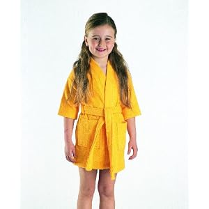 Bathrobes Online - 100% Turkish Terry Cotton Kids Kimono Style Short Beach Bath Coverups - Made in Turkey with high quality Turkish cotton