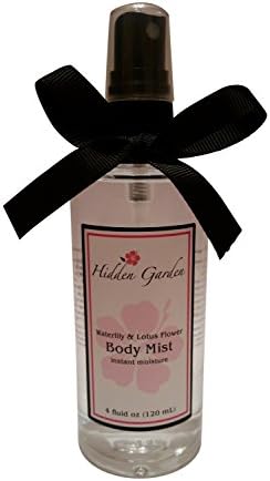 Hidden Garden Body Mist for Women - 4 oz Fragrance Splash (Waterlily & Lotus Flower)