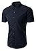 Generic Mens Casual Short Sleeve Shirt Button Front Various Colors