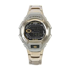Casio Men's G800BD-9 G-Shock Black-Gold Digital Dial Watch