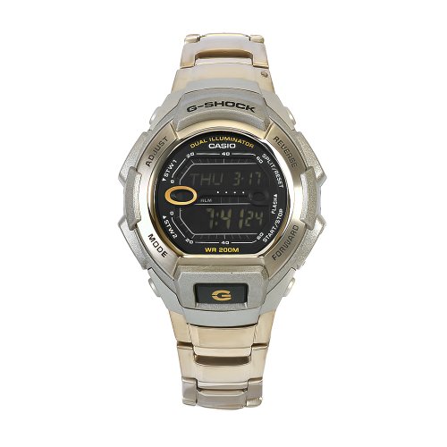 Casio Men's G800BD-9 G-Shock Black-Gold Digital Dial Watch