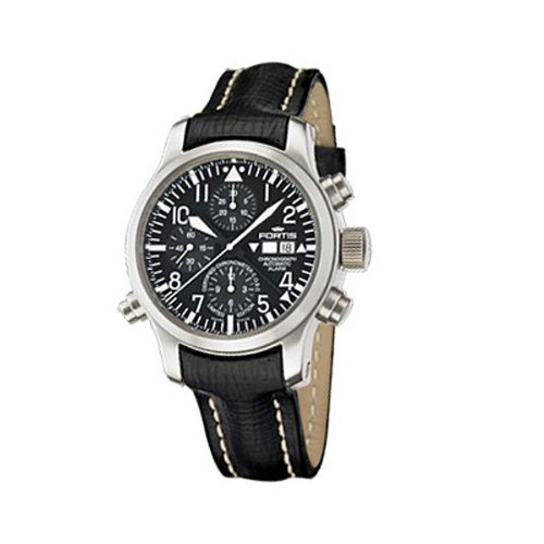 フォルティス FORTIS B-42 フリーガー クロノアラーム 自動巻き 世界限定300本 657.10.11 メンズ(男) 腕時計