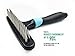 Dog rake deshedding dematting brush comb - Undercoat rake for dogs, cats, rabbits, matted, short or long hair coats - Brush for shedding, double row of stainless steel pins - Reduce Shedding by 90%