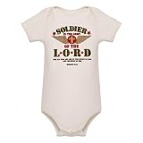 Artsmith, Inc. Organic Baby Bodysuit Soldier in the Army of the Lord - 6 to 12 Months