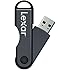 Lexar JumpDrive TwistTurn 32GB USB Flash Drive LJDTT32GABNL (Black/Gray)