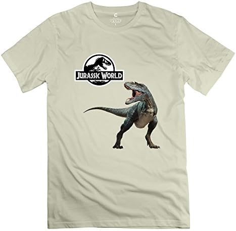 JRZJ Men's Jurassic World Tyrannosaurus Rex Tshirts Size XS Natural