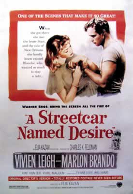 A Streetcar Named Desire - Movie Poster (Marlon Brando)