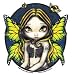 Bumblebee Fairy Sticker by Strangeling ~Bumblebee Tattoo Fairy Decal