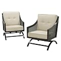 Smith & Hawken&reg; Windsor Metal Motion Club Chair - Set of 2