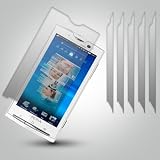 CASES COVERS BRAND NEW FOR SONY ERICSSON X10 XPERIA 6 in 1 PACK OF ULTRA CLEAR SCREEN PROTECTORS FOR MOBILE PHONES'