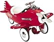 Sky King Pedal Plane Red Air Flow Collectible