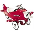 Sky King Pedal Plane Red Air Flow Collectible